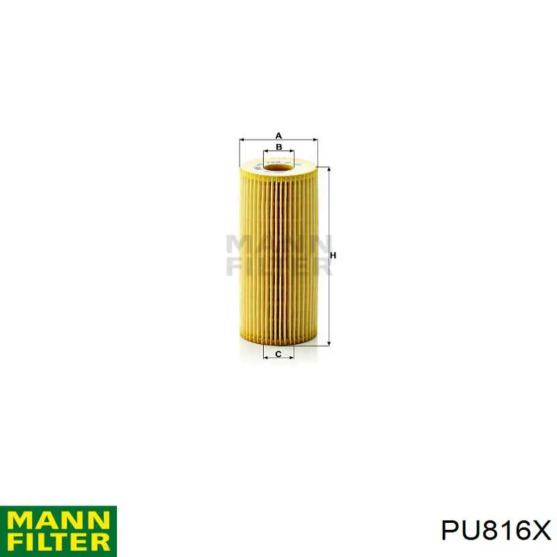 Comprar PU816X Mann-Filter Filtro diesel