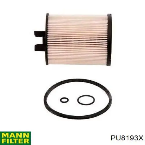 Filtro de combustible PU8193X Mann-Filter