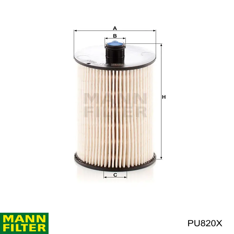 Comprar PU820X Mann-Filter Filtro diesel
