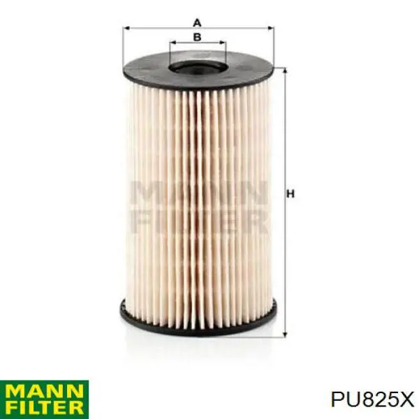 PU825X Mann-Filter filtro combustible