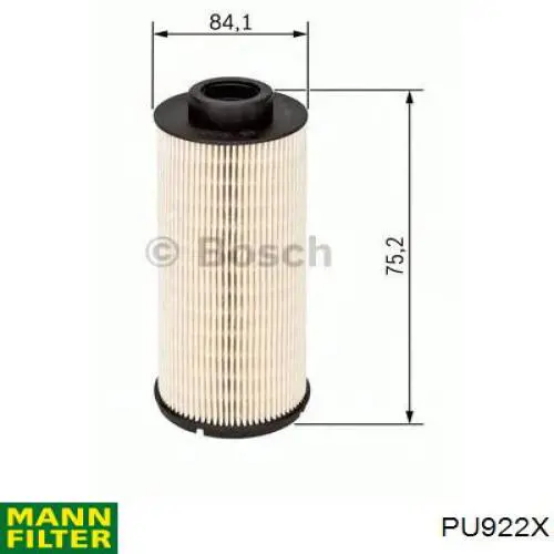 PU922X Mann-Filter Filtro de gasolina