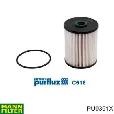 Comprar PU9361X Mann-Filter Filtro diesel