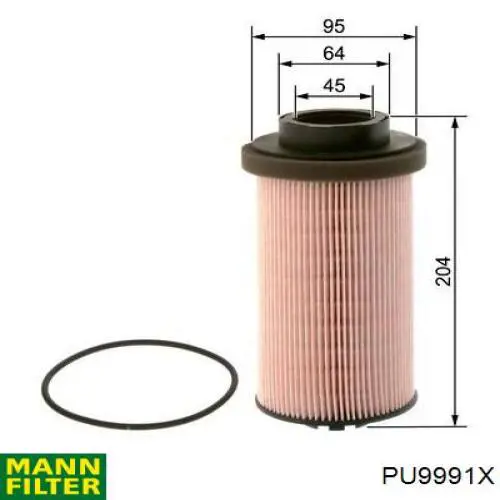 Filtro combustible Mann-Filter PU9991X precio, desde 11,17 EUR