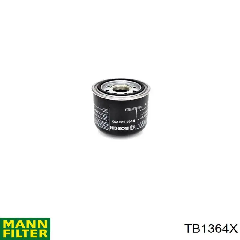 TB1364X Mann-Filter Filtro del desecador de aire (separador de agua y aceite) (camión)