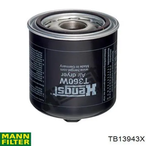 Filtro del desecador de aire (separador de agua y aceite) (camión) Mann-Filter TB13943X precio, desde 36,60 EUR