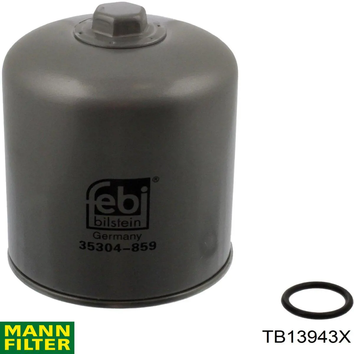Filtro del secador de aire (separador de agua y aceite) (CAMIÓN) MANN TB13943X