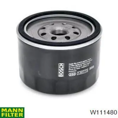 W111480 Mann-Filter filtro de aceite