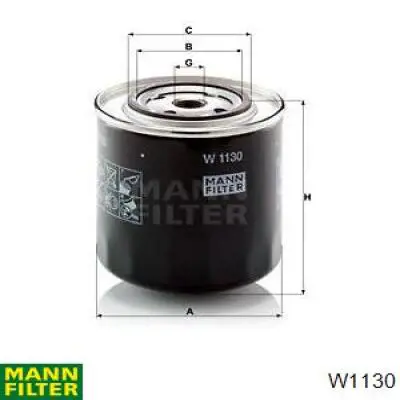 Comprar W1130 Mann-Filter Filtros de aceite