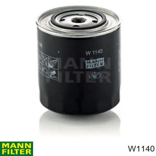Filtro de aceite Mann-Filter W1140