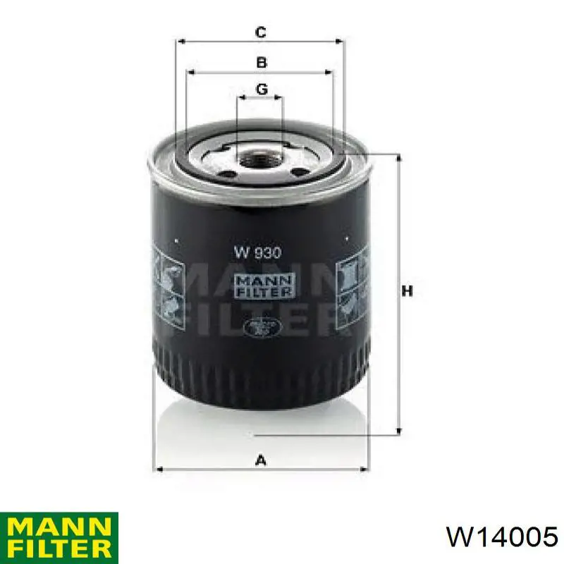 W14005 Mann-Filter