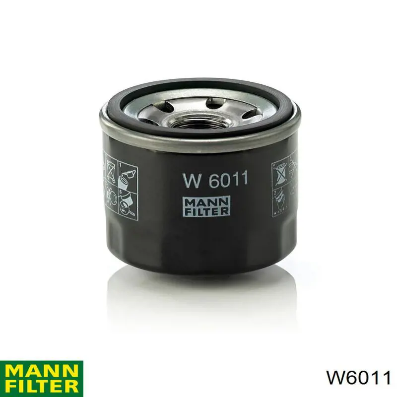 W6011 Mann-Filter filtro de aceite
