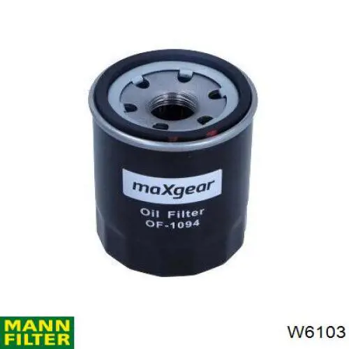 Filtro de aceite motor Mann-Filter W6103