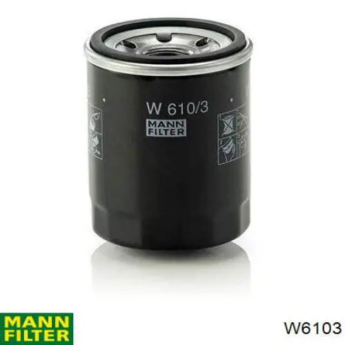 W6103 Mann-Filter filtro de aceite