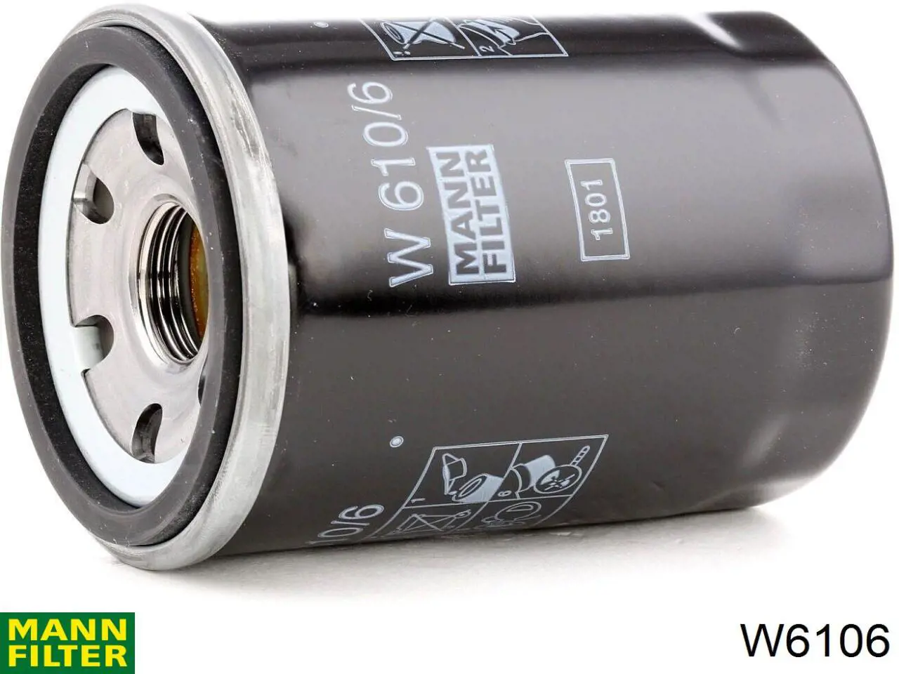 Filtro de aceite Mann-Filter W6106 precio, desde 6,63 EUR