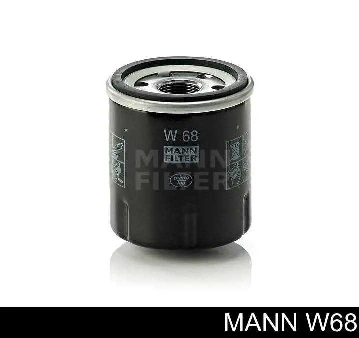 Filtro de aceite Mann-Filter W68 precio, desde 6,59 USD