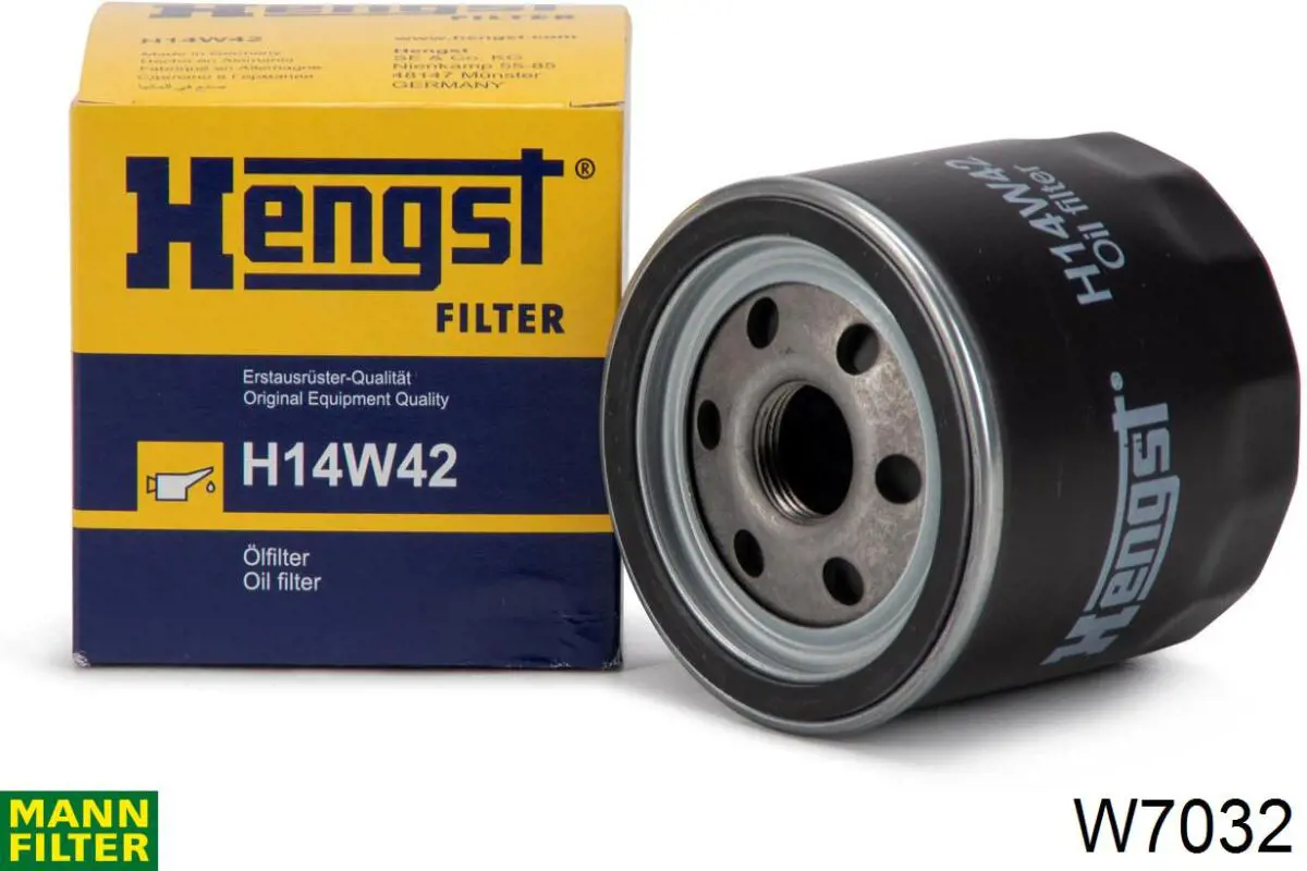 Filtro de aceite W7032 Mann-Filter
