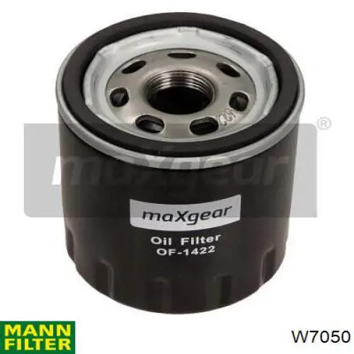 Filtro de aceite Mann-Filter W7050 precio, desde 6,87 EUR