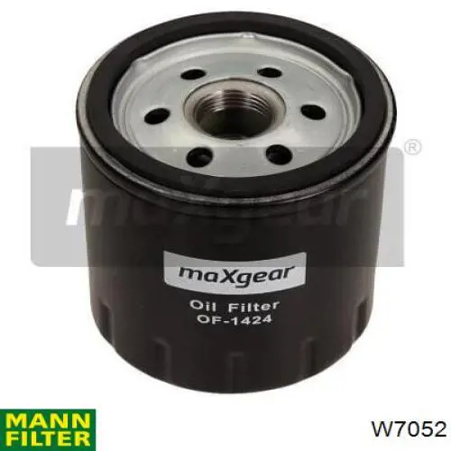 Filtro de aceite W7052 Mann-Filter