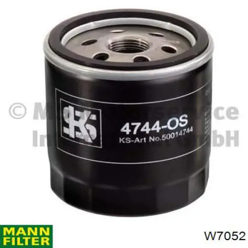 Filtro de aceite Mann-Filter W7052 precio, desde 10,83 EUR