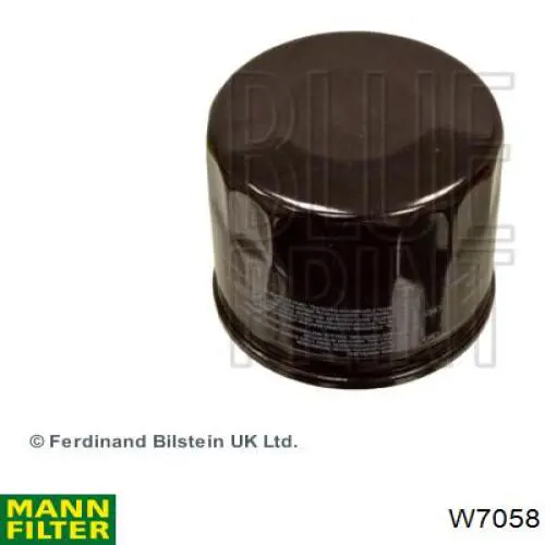 Comprar W7058 Mann-Filter Filtros de aceite