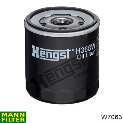 Filtro de aceite motor Mann-Filter W7063