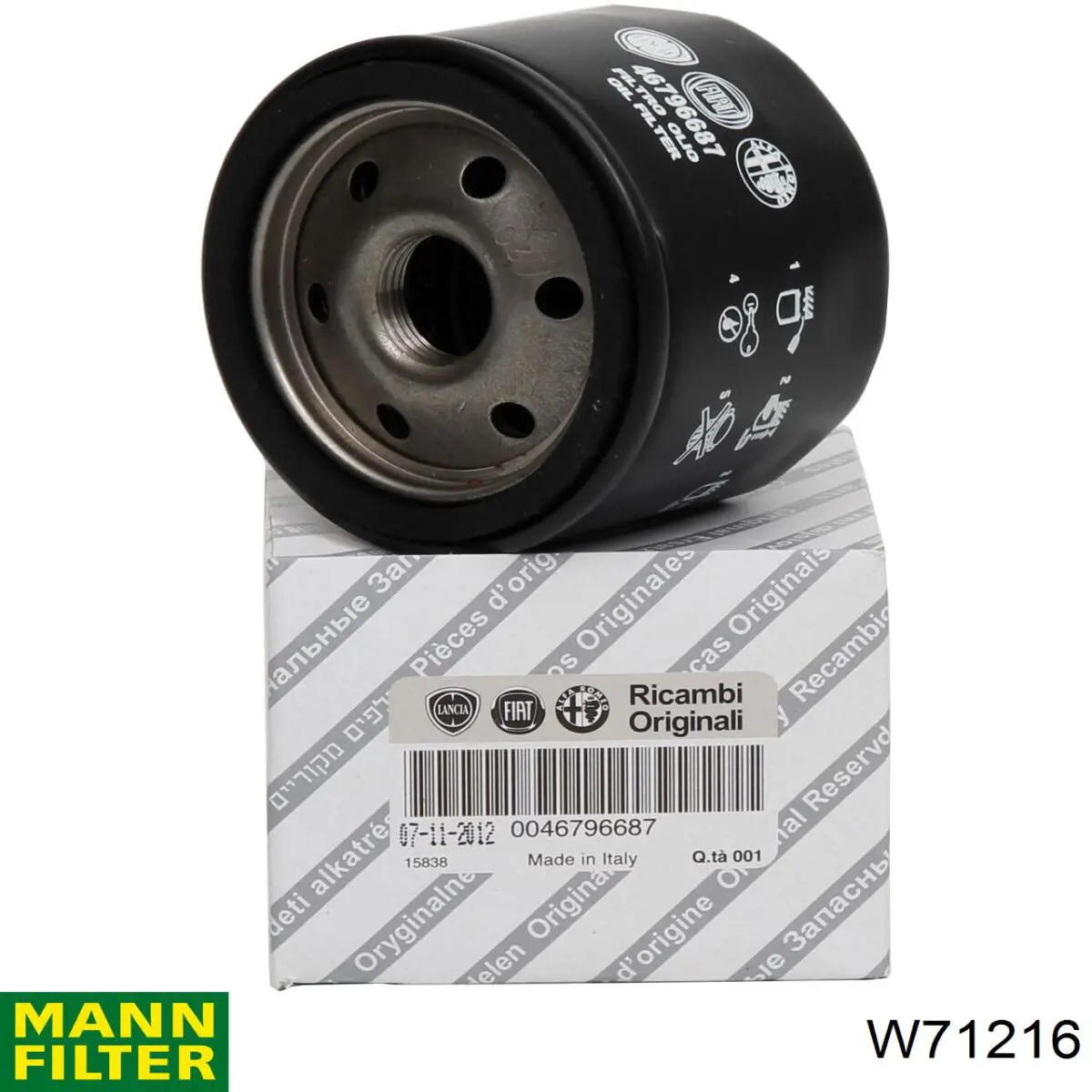 Comprar W71216 Mann-Filter Filtros de aceite