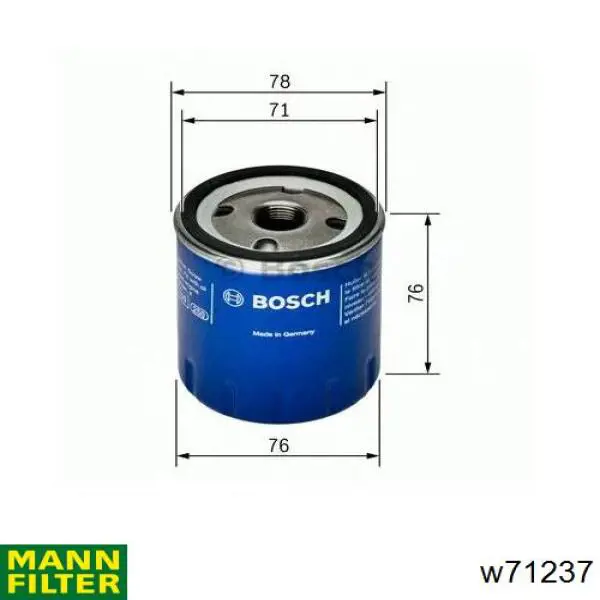 Filtro de aceite Nissan Sunny 3 N14