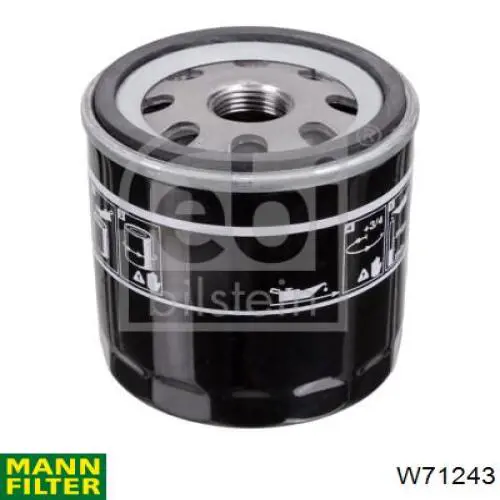Comprar W71243 Mann-Filter Filtros de aceite