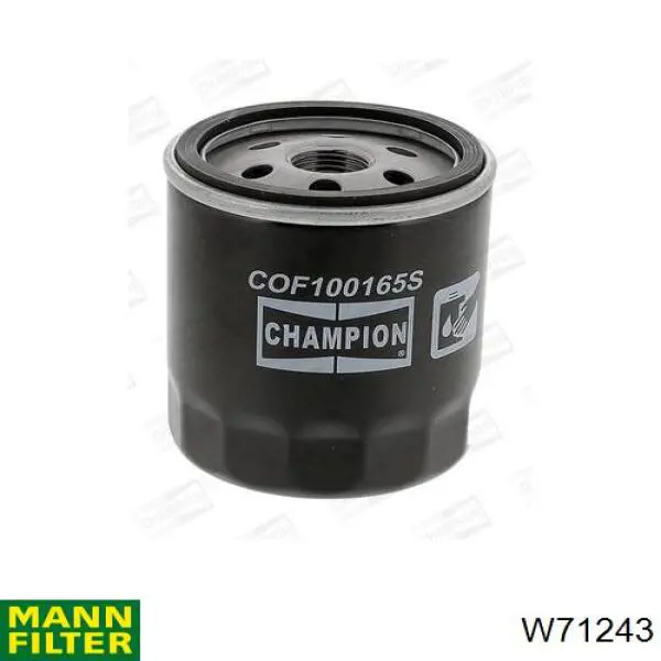 Filtro de aceite W71243 Mann-Filter