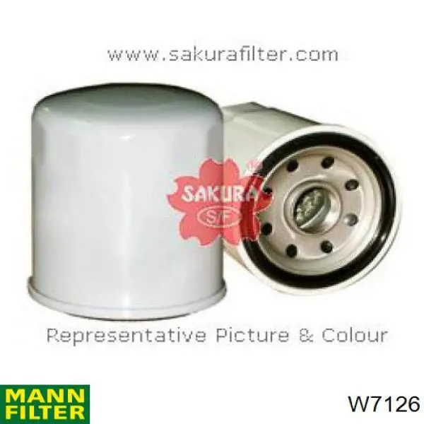 Filtro de aceite Mann-Filter W7126 precio, desde 4,67 EUR