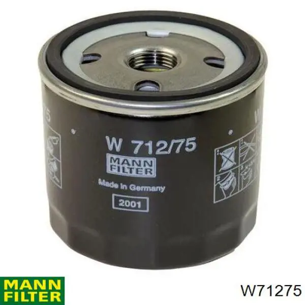 Comprar W71275 Mann-Filter Filtros de aceite