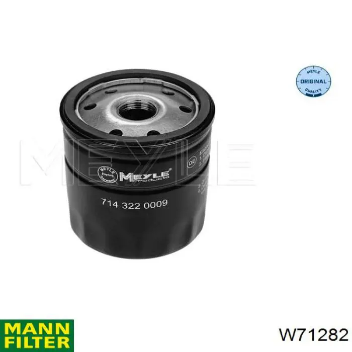 Filtro de aceite Mann-Filter W71282 precio, desde 8,28 EUR