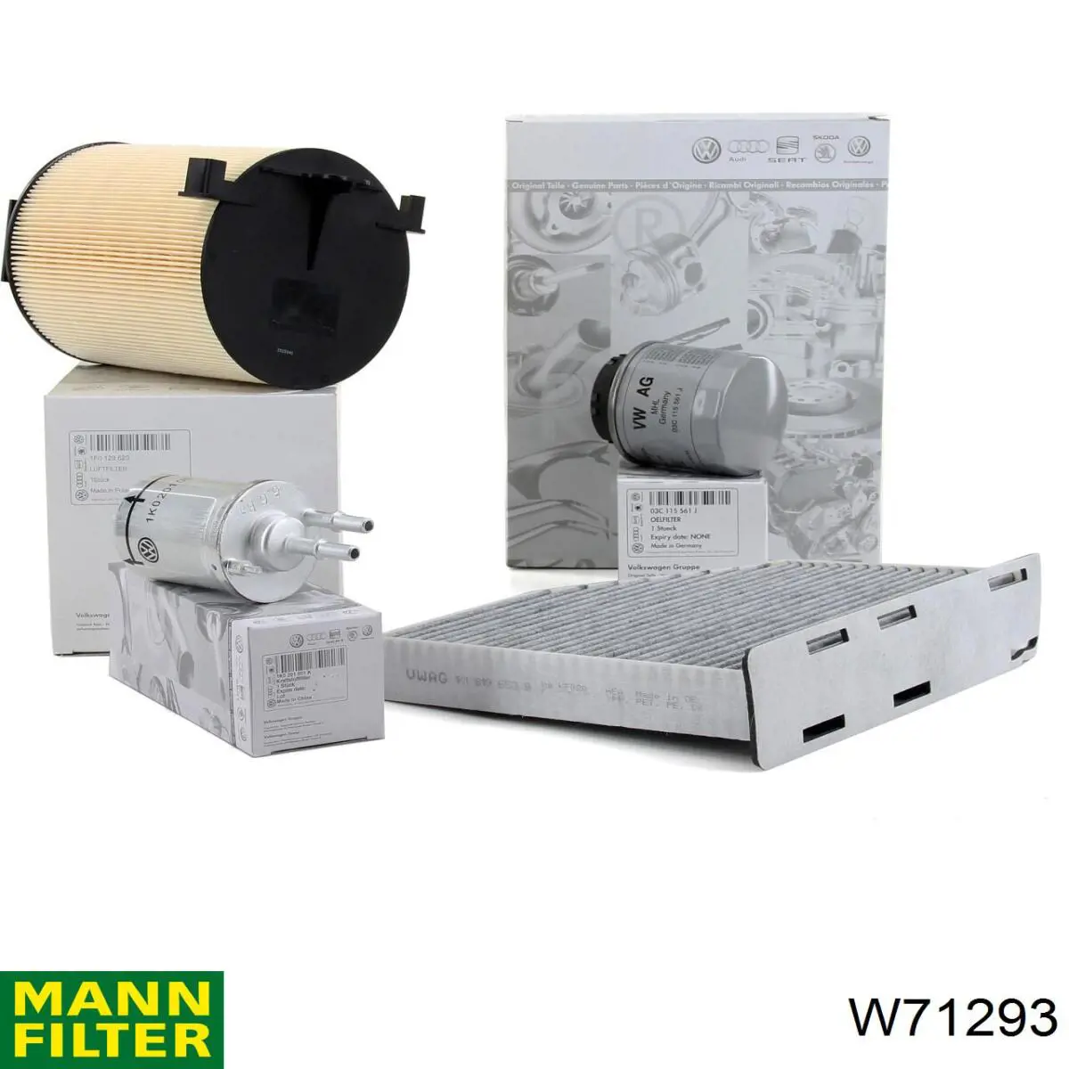 Comprar W71293 Mann-Filter Filtros de aceite