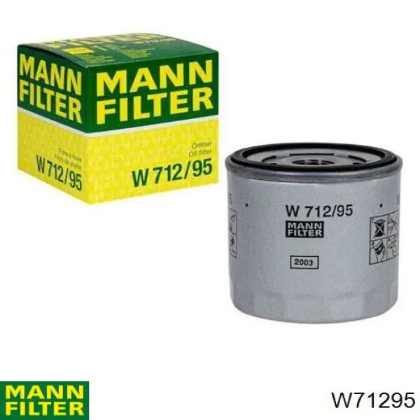 W71295 Mann-Filter filtro de aceite