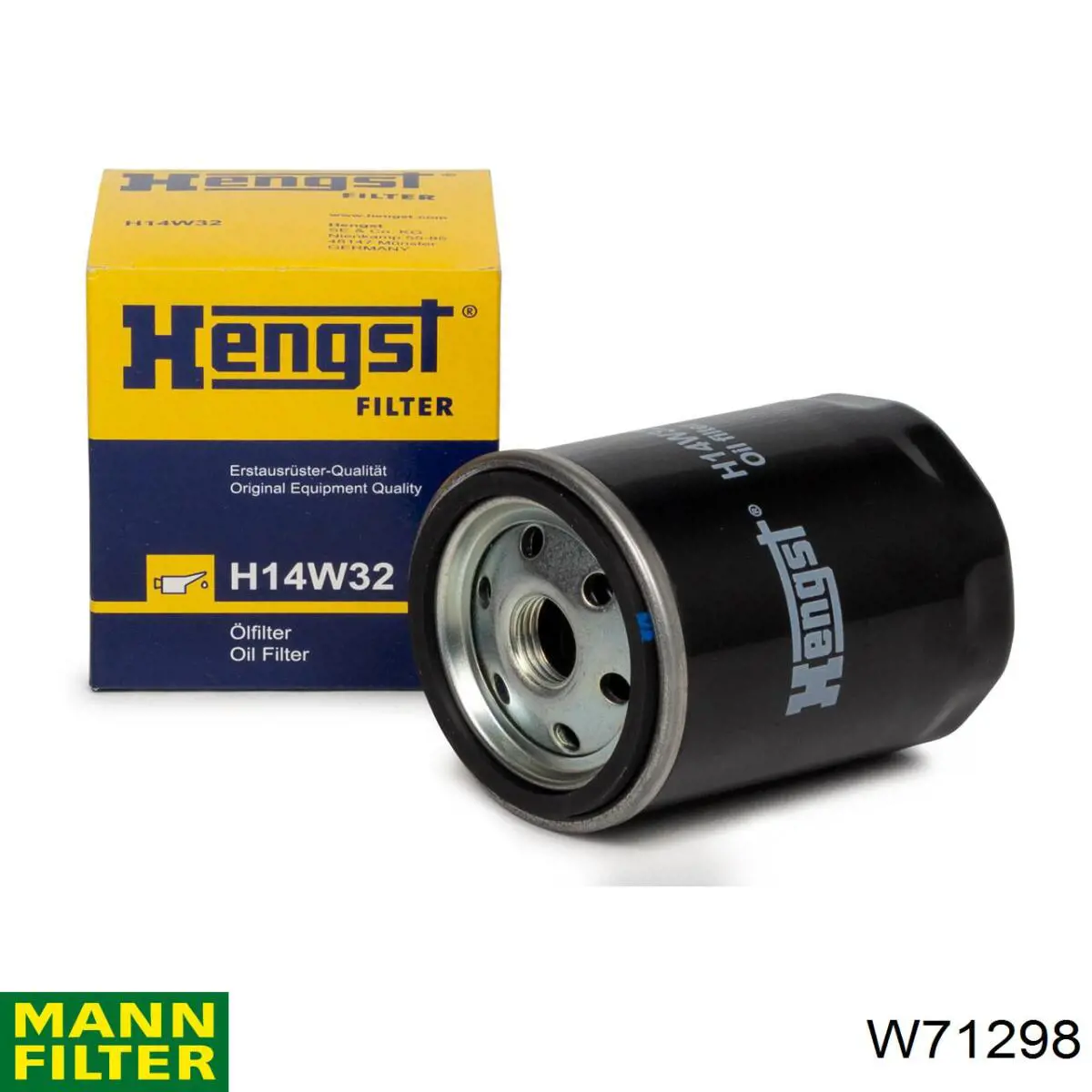W71298 Mann-Filter filtro de aceite