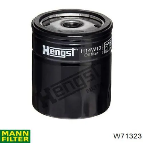 W71323 Mann-Filter filtro de aceite
