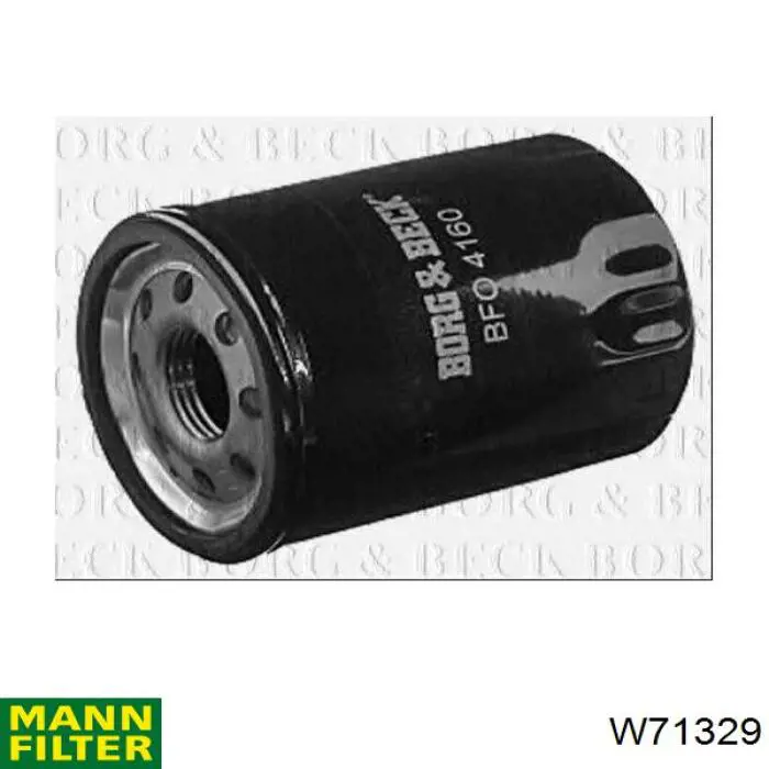 Filtro de aceite W71329 Mann-Filter