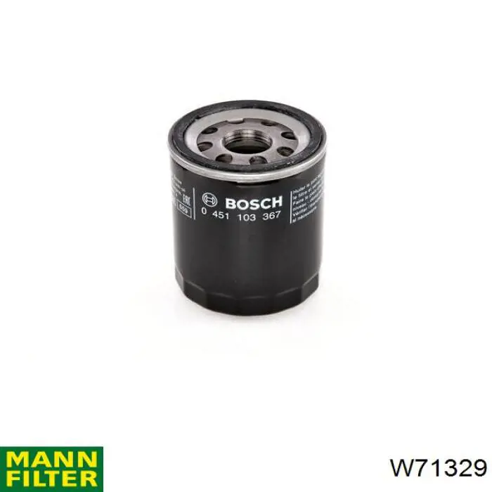 W71329 Mann-Filter filtro de aceite