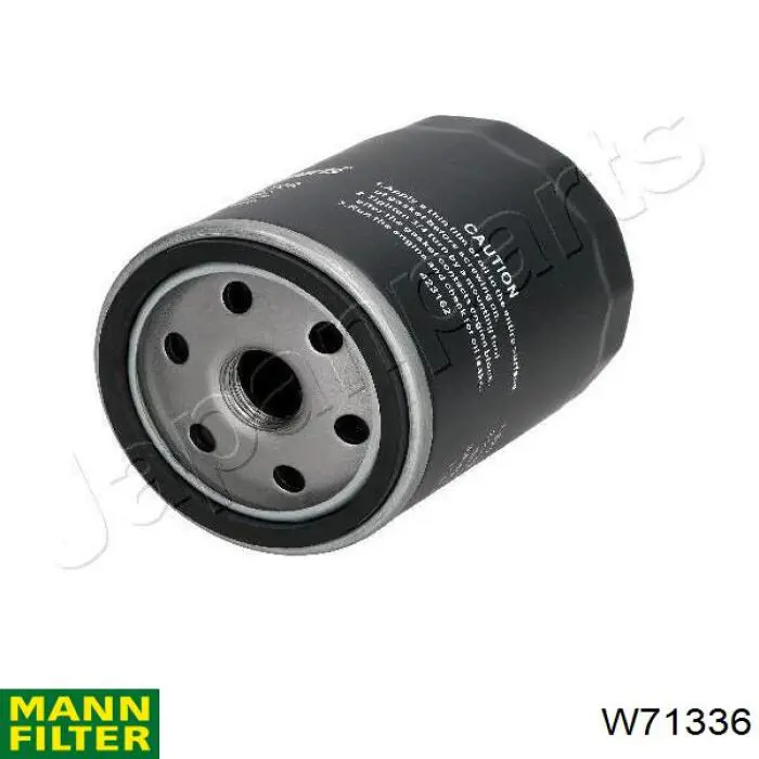 W71336 Mann-Filter filtro de aceite