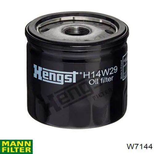 Filtro de aceite Mann-Filter W7144 precio, desde 6,36 EUR