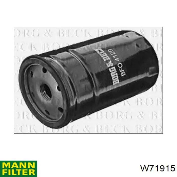 Comprar W71915 Mann-Filter Filtros de aceite