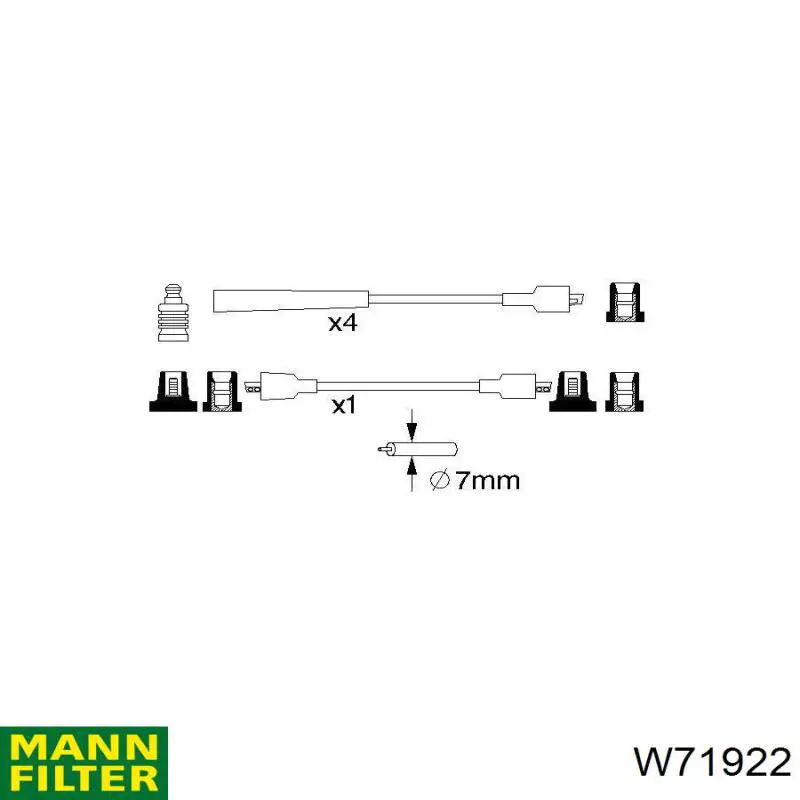 Filtro de aceite Mann-Filter W71922 precio, desde 12,42 EUR