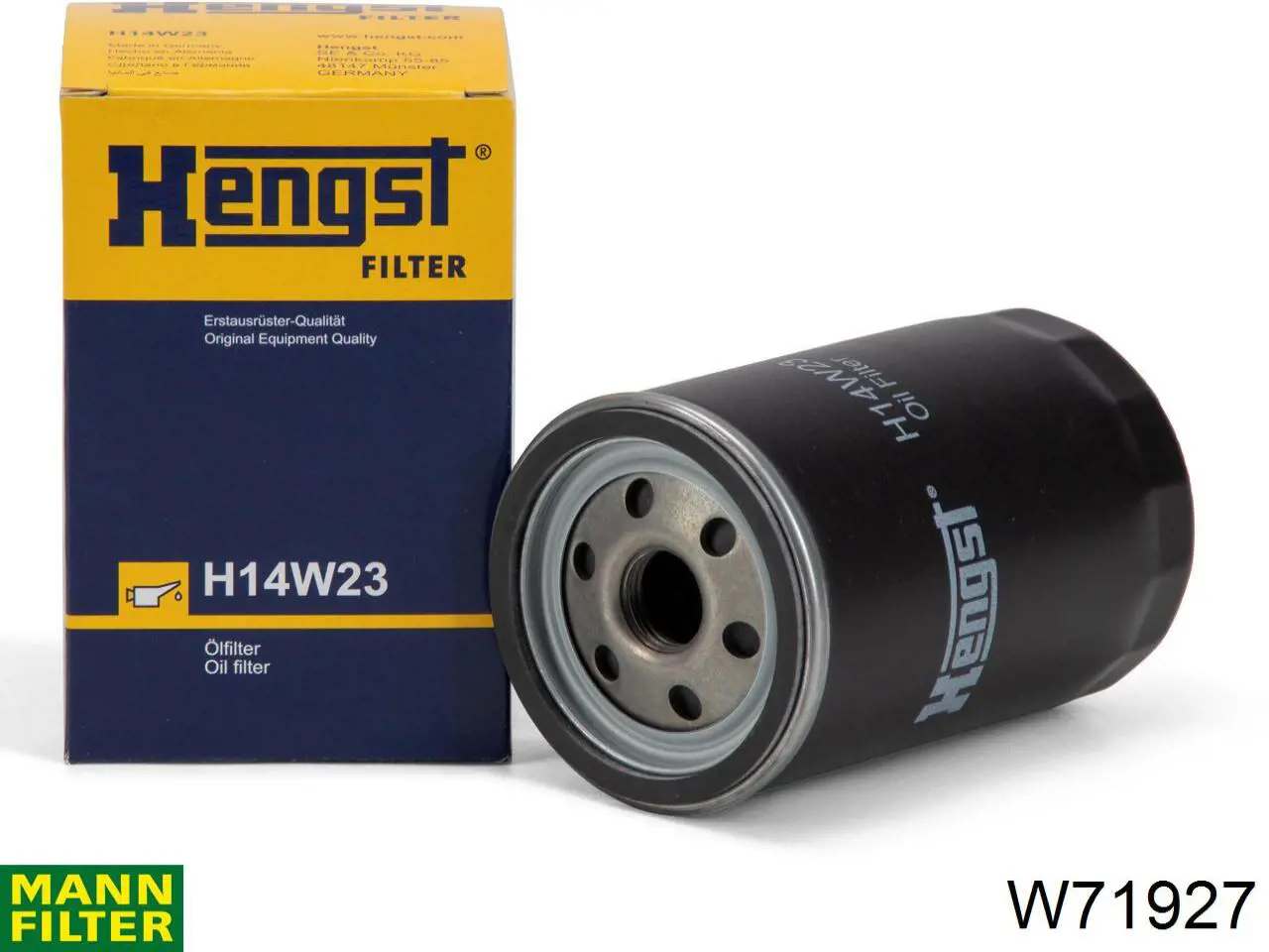 Filtro de aceite Mann-Filter W71927 precio, desde 4,42 EUR