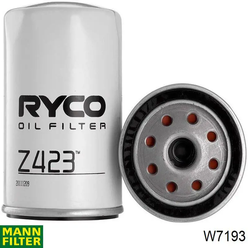 W7193 Mann-Filter filtro de aceite