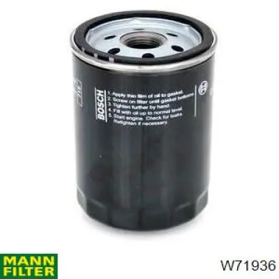 Filtro de aceite Mann-Filter W71936 precio, desde 5,27 EUR