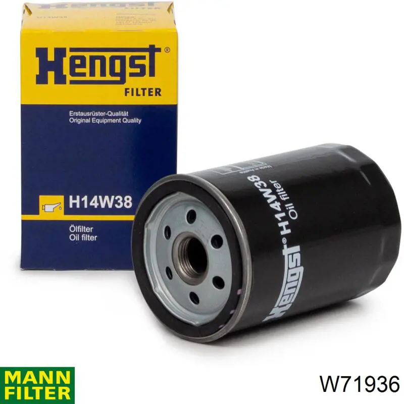 Filtro de aceite motor Mann-Filter W71936