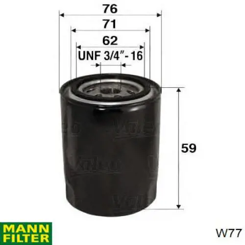 Filtro de aceite OC24 Mahle Original