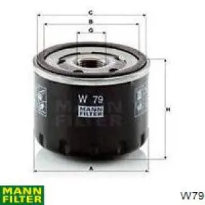 W79 Mann-Filter filtro de aceite