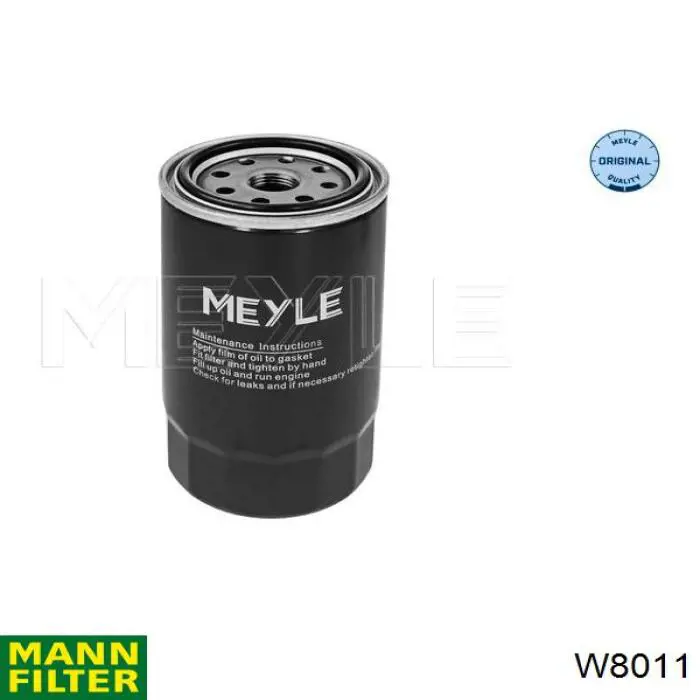 Filtro de aceite Mann-Filter W8011 precio, desde 18,51 EUR