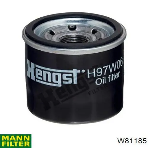 W81185 Mann-Filter filtro de aceite